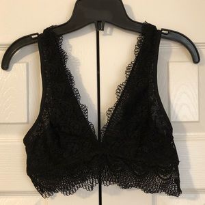 Black V-Back Bralette